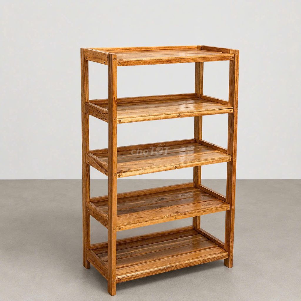 Kệ giày 5 tầng gỗ xoan ta 65cm (Hàng mới). Mua bán Tủ, kệ gia đình tại Quận Cẩm Lệ Đà Nẵng được đăng bởi Huỳnh Hà  hình 1