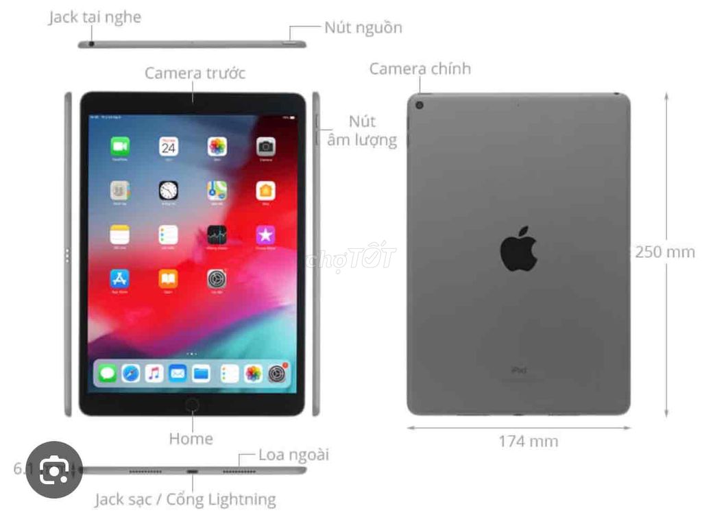 Apple iPad Air 3 Xám. Mua bán Máy tính bảng tại Quận Bình Tân Tp Hồ Chí Minh được đăng bởi  Huy hình 1