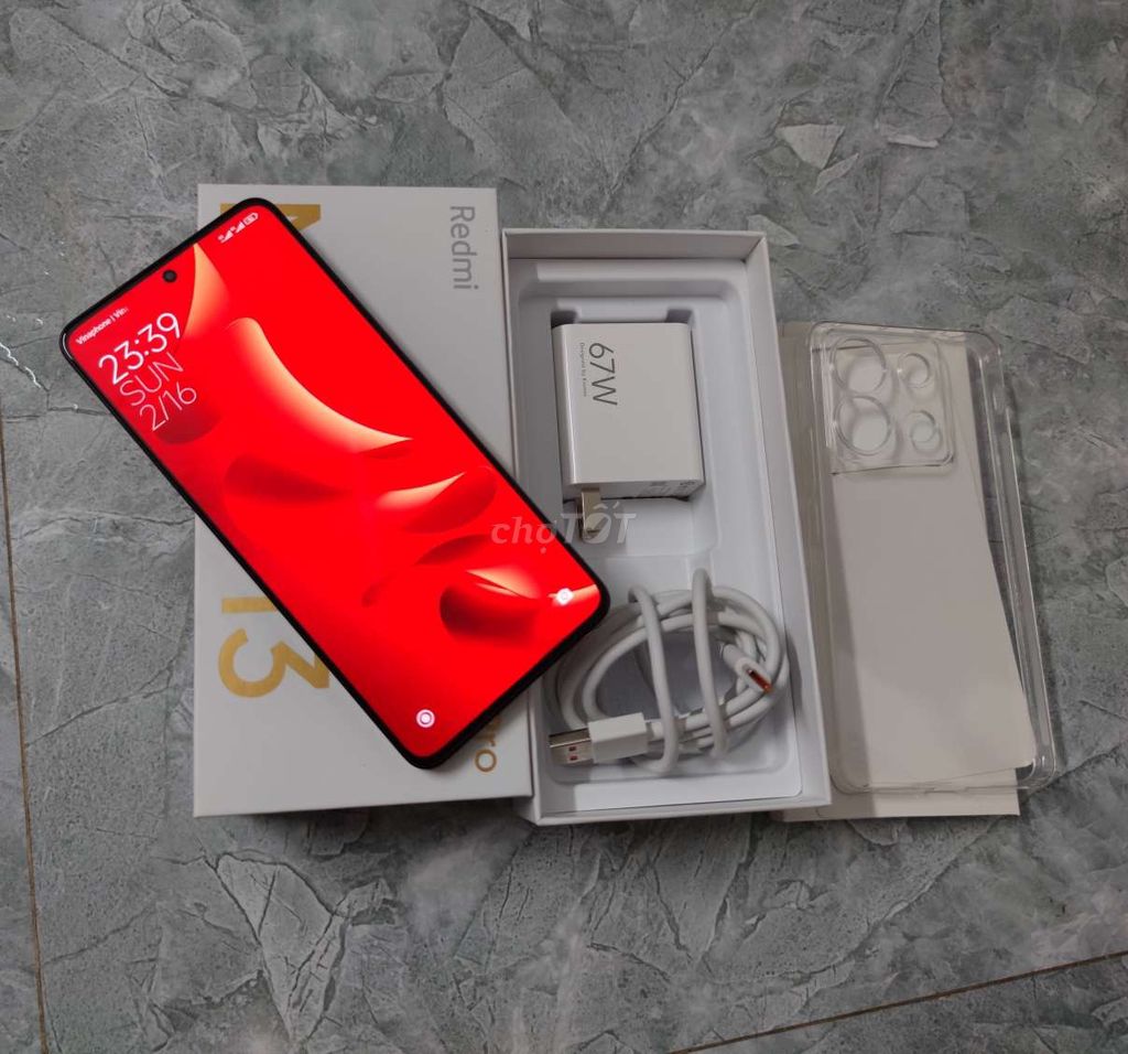 Redmi Note 13 Pro 5G Fullbox như mới (có giao lưu)