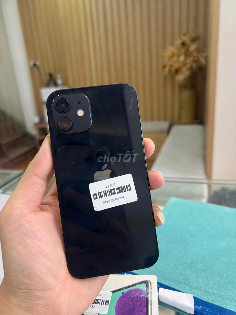 iPhone 12 64GB Đen Quốc Tế Đẹp 99%