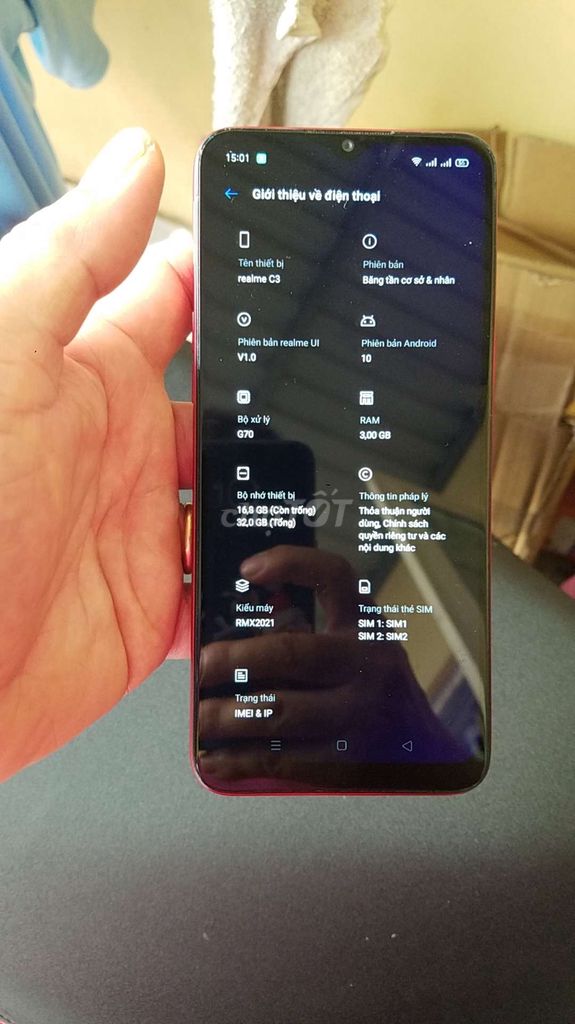 Realme C3 2Sim Full Đẹp Zalo Yutube Mượt Pin Trâu. Mua bán Điện thoại tại Quận Gò Vấp Tp Hồ Chí Minh được đăng bởi SmartSecondSG hình 2