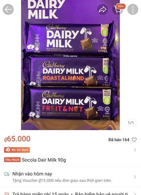 Thanh lý ❌️ Socola Dairy❌️ Giá chỉ em có....... Mua bán Đồ ăn, thực phẩm và các loại khác tại Quận Đống Đa Hà Nội được đăng bởi bon