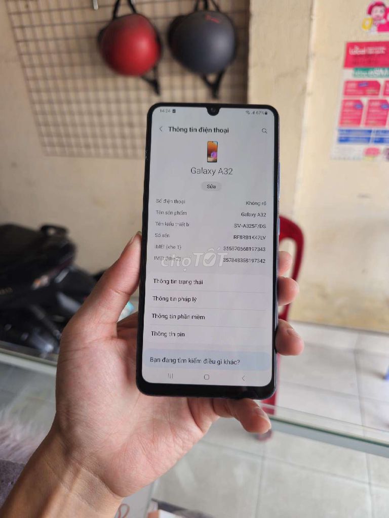 Samsung A32 Ram6gb Bộ nhớ 128gb.. Mua bán Điện thoại tại Quận 12 Tp Hồ Chí Minh được đăng bởi Smartphone giá kho hình 1