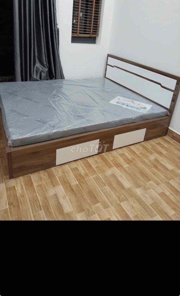 Giường ngủ 1m6 x 2m. Mua bán Giường, chăn ga gối nệm tại Thành phố Thuận An Bình Dương được đăng bởi xưởng nhựa đài loan hình 1