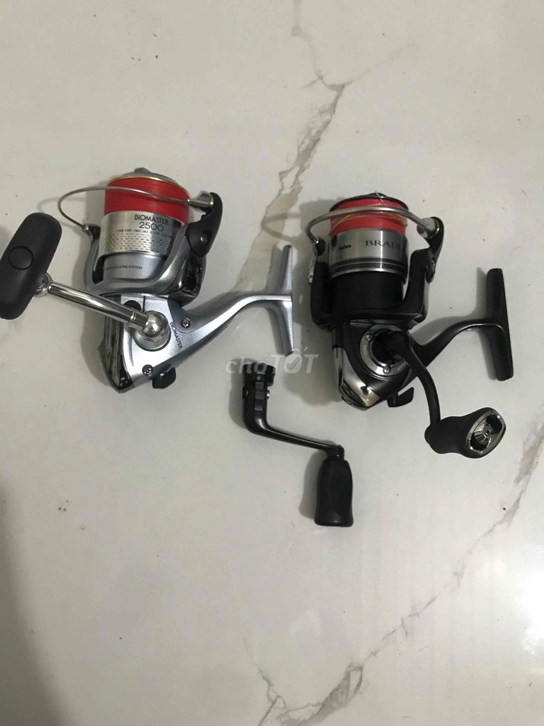 Máy câu Shimano Biomaster 2500 Bạc Đen Nhật Bản