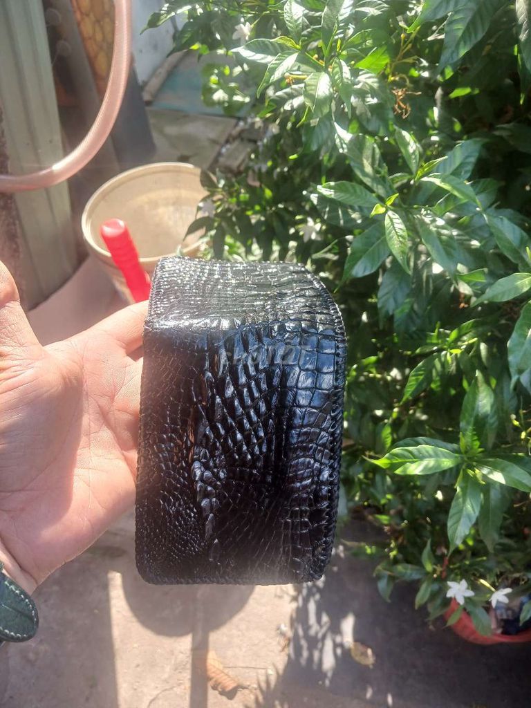 Ví da cá sấu nam đen handmade. Mua bán Túi xách tại Thành phố Thuận An Bình Dương được đăng bởi Đạt Da Sáp hình 1
