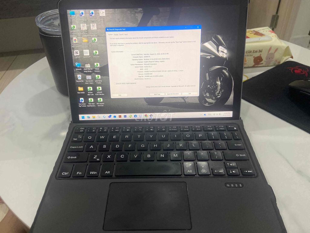 Microsoft Surface Go 2 m3-8100Y 8GB Xám. Mua bán Laptop tại Thành phố Dĩ An Bình Dương được đăng bởi Phuong Duy hình 1
