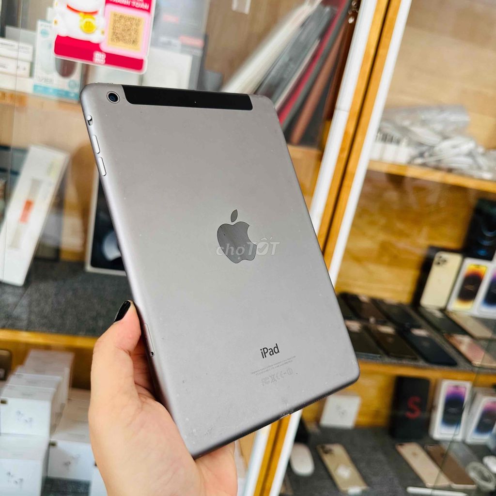 iPad MiNi 2 Bản 16G Có Sim Màu Grey