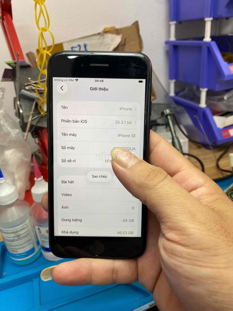 iPhone SE 64GB Đen. Mua bán Điện thoại tại Thành phố Thủ Đức Tp Hồ Chí Minh được đăng bởi Max hình 1