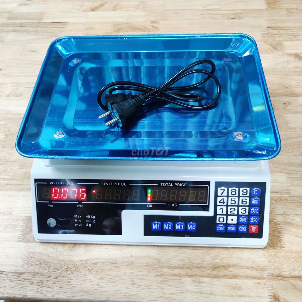 Cân điện tử 40kg 2 màn hình MS40k. Mua bán Đồ chuyên dụng, Giống nuôi trồng tại Quận 11 Tp Hồ Chí Minh được đăng bởi Huynh Ngọc hình 1
