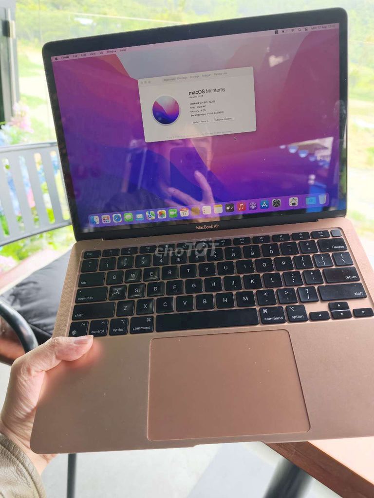Apple Macbook Air M1 Vàng hồng macOS. Mua bán Laptop tại Thành phố Đà Lạt Lâm Đồng được đăng bởi phong hình 1