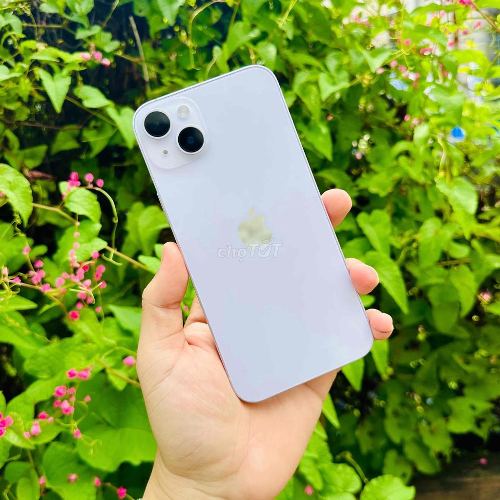 🍎14 PLUS TÍM 128GB VN/A ĐẸP 99% NGUYÊN ZIN ÂP P91%