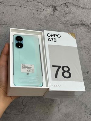 Oppo A78 8/256GB Xanh chính hãng New Chưa kích 100