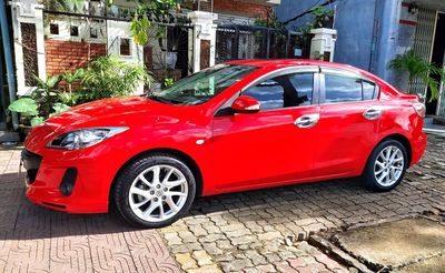 Xe Mazda đỏ model 2015 full option trùm mền