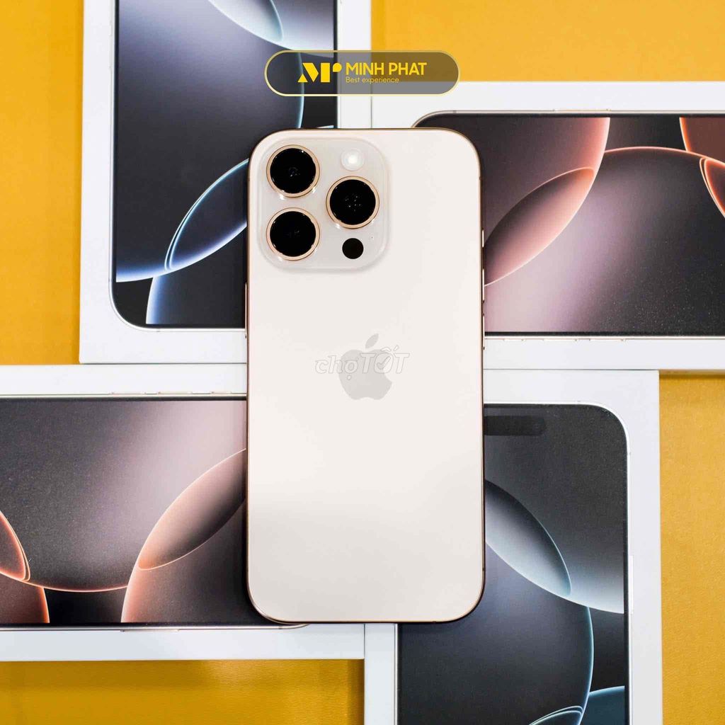 Iphone 16 pro Titan sa mạc, 128gb