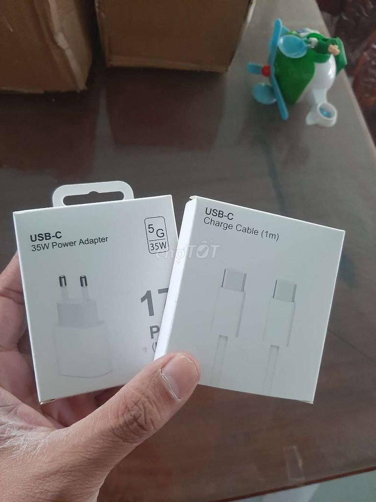 Bộ sạc điện thoại 35W USB-C Trắng. Mua bán Phụ kiện (Màn hình, Chuột...) tại Thành phố Đồng Xoài Bình Phước được đăng bởi Tin hình 1