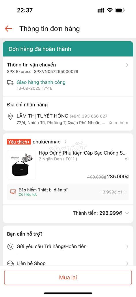Hộp đựng Boona chống sốc Đen 24cm. Mua bán Phụ kiện (Màn hình, Chuột...) tại Quận Phú Nhuận Tp Hồ Chí Minh được đăng bởi HongLam hình 1