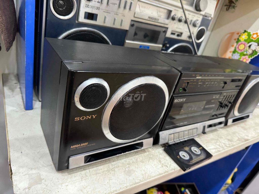 Đài cassette Sony CFS-1110S Đen. Mua bán Tivi, Âm thanh tại Thành phố Thuận An Bình Dương được đăng bởi Hoàng Thắng  hình 1
