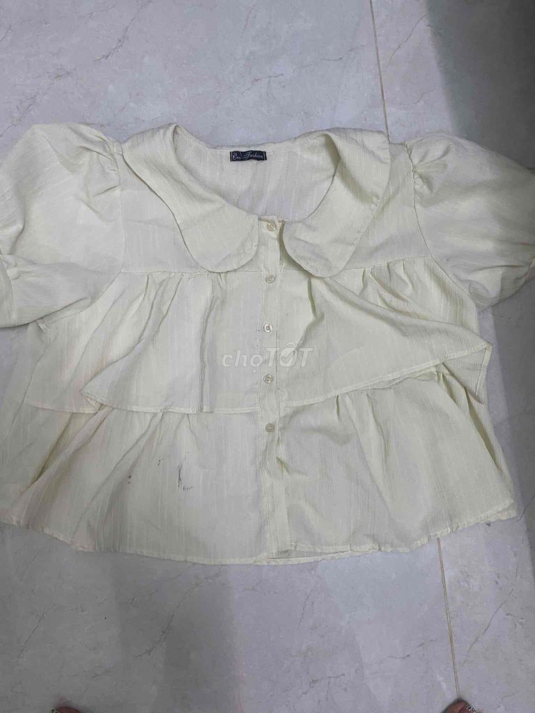Áo babydoll nữ Bigsize Trắng kem. Mua bán Quần áo tại Quận Cái Răng Cần Thơ được đăng bởi 17_Nguyễn Ngọc Thanh Thùy hình 1