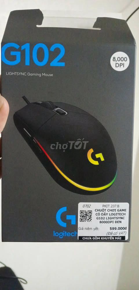 Chuột Gaming Logitech G102 LIGHTSYNC chính hãng. Mua bán Phụ kiện (Màn hình, Chuột...) tại Thành phố Đà Lạt Lâm Đồng được đăng bởi Tuấn Dũng hình 1