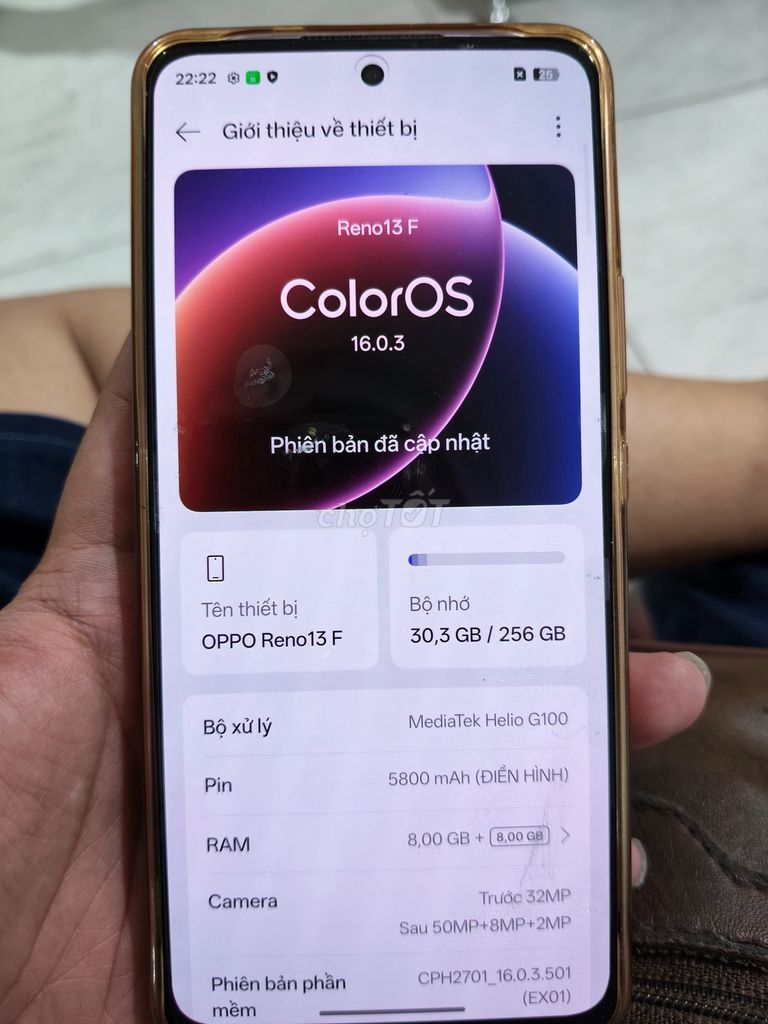 OPPO Reno13 F 256GB. Mua bán Điện thoại tại Quận 6 Tp Hồ Chí Minh được đăng bởi Hung Tri Pham hình 1