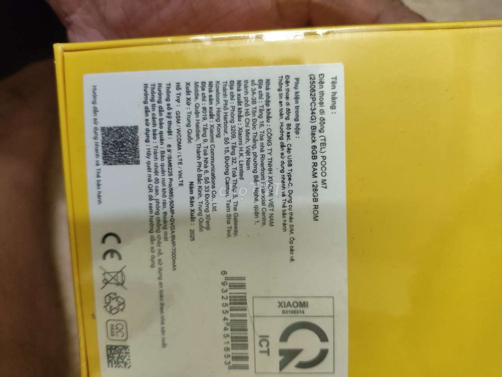 POCO M7 128GB Đen. Mua bán Điện thoại tại Quận 10 Tp Hồ Chí Minh được đăng bởi duong hình 1