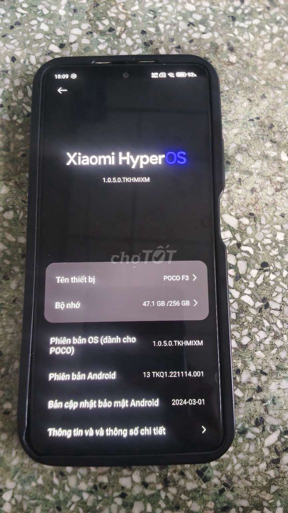Xiaomi POCO F3 256GB Bạc (95%). Mua bán Điện thoại tại Thành phố Tân An Long An được đăng bởi Sang Bùi hình 1