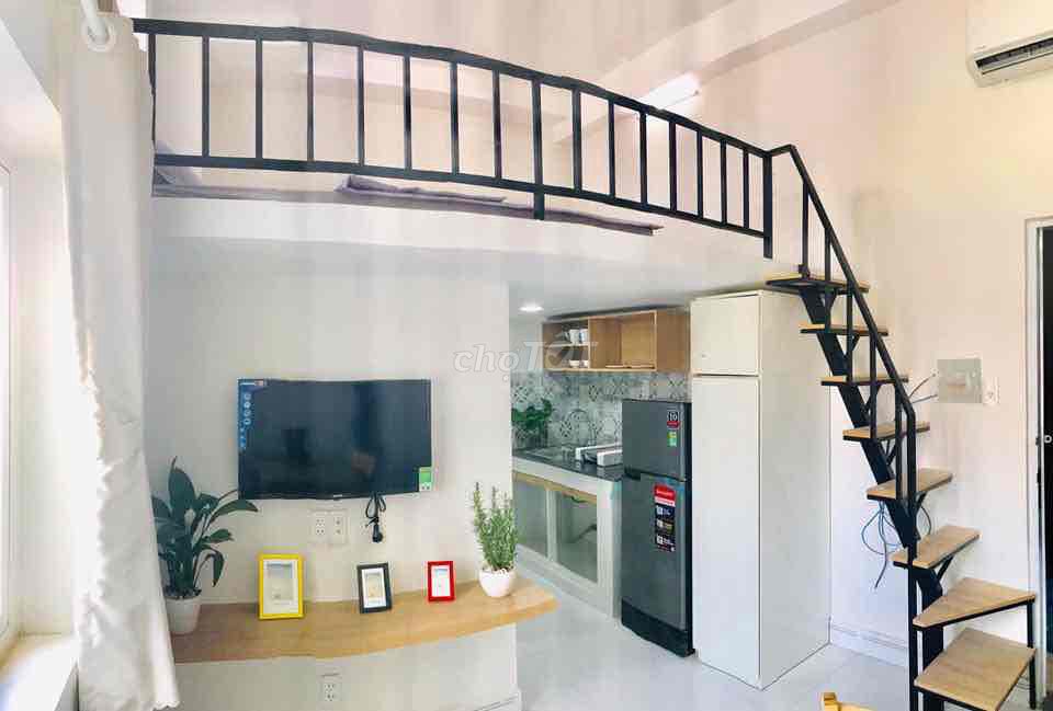 Phòng trọ có gác, thang máy ngay CC Bộ Công An Trần Não Q2