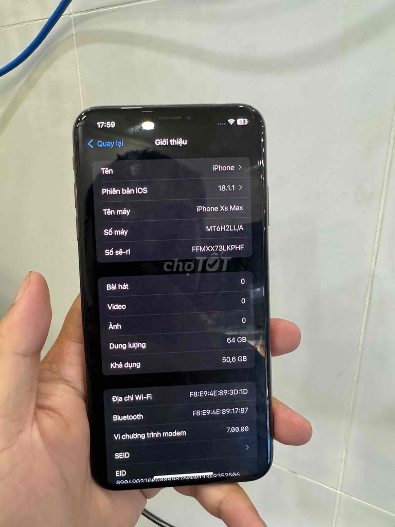 Iphone XSM zin full chức năng