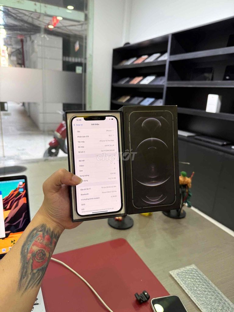 Apple iPhone 12 Pro Max 128GB Trắng Nguyên bản. Mua bán Điện thoại tại Quận Đống Đa Hà Nội được đăng bởi KT Hà Nội Mobile hình 1