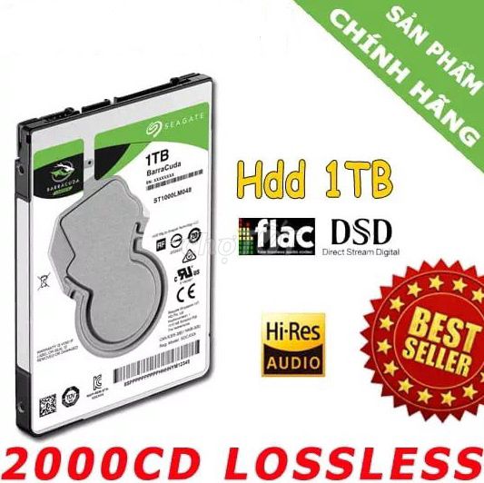 Ổ cứng 1TB nhạc lossless 2000CD chất lượng cao. Mua bán Linh kiện (RAM, Card...) tại Huyện Kim Sơn Ninh Bình được đăng bởi HUYTHAO hình 1