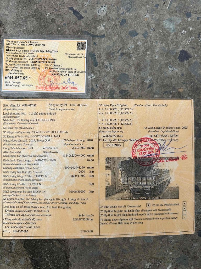 cần ban Chenglong 2015 4 chân cao 4m dài 9m5. Mua bán Xe tải, xe ben tại Thành phố Vĩnh Long Vĩnh Long được đăng bởi trần dũng  hình 11