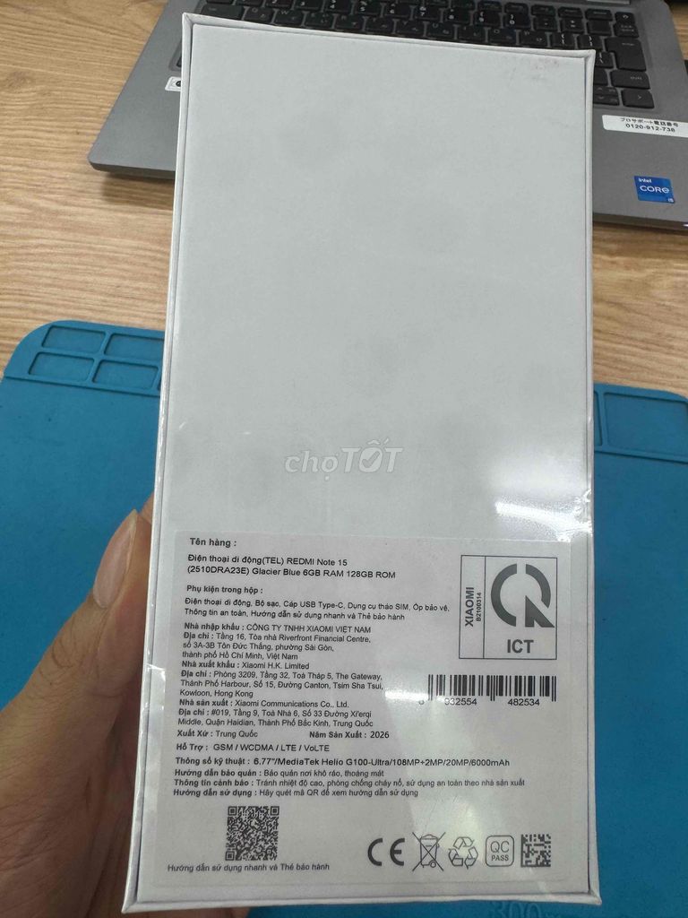 Xiaomi Redmi Note 15 128GB Xanh. Mua bán Điện thoại tại Quận Hà Đông Hà Nội được đăng bởi Hoàng Dương hình 1