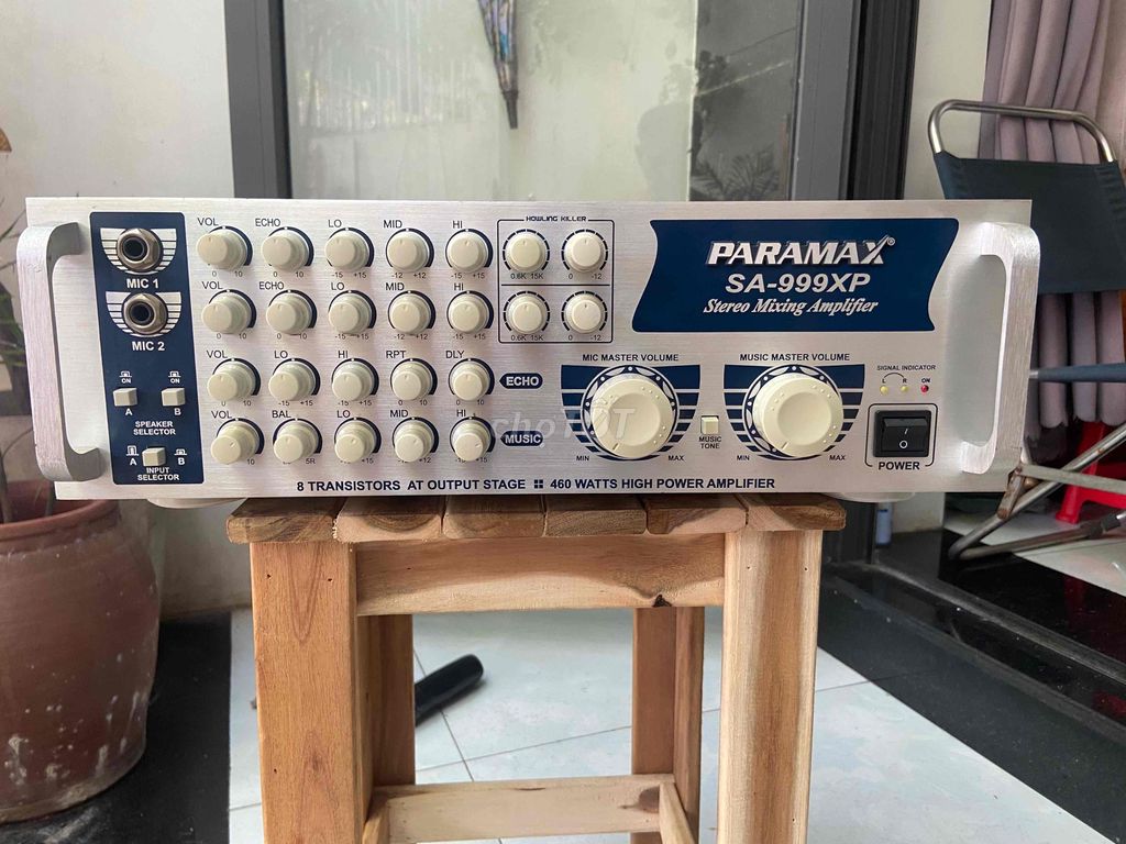 Amply Paramax SA-999XP Bạc 2 cầu loa 💥 Mới Cứng ❤️. Mua bán Tivi, Âm thanh tại Quận Thanh Khê Đà Nẵng được đăng bởi Võ Tùng  hình 1