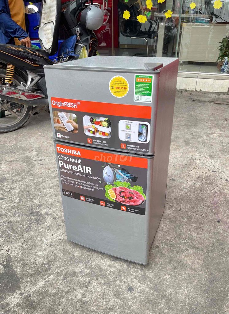 Tủ lạnh Toshiba 100l đóng tuyết (BÌNH TÂN). Mua bán Tủ lạnh tại Quận Bình Tân Tp Hồ Chí Minh được đăng bởi Điện Lạnh Gia Việt hình 1