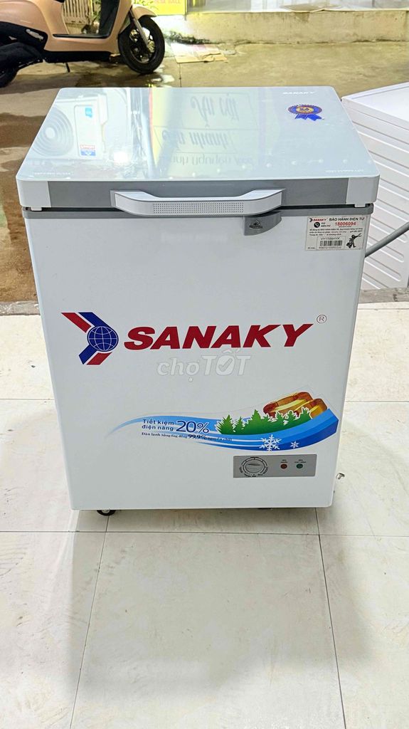 Tủ đông Sanaky 106 lít Trắng. Mua bán Tủ lạnh tại Huyện Đông Anh Hà Nội được đăng bởi Chiến Vân hình 1