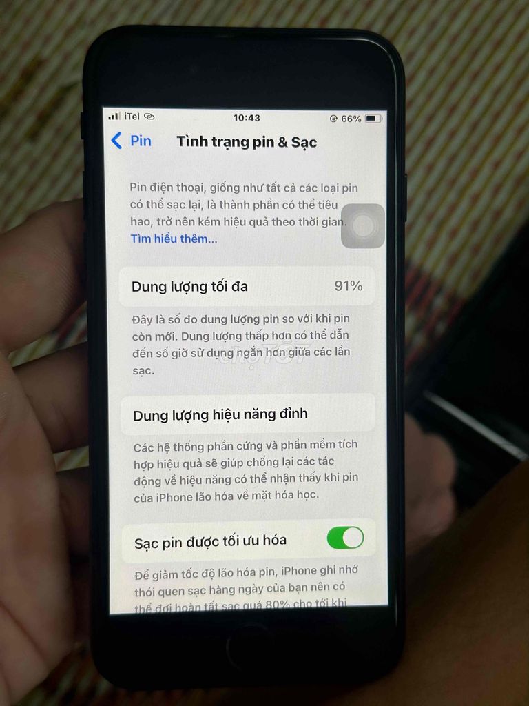 Apple iPhone SE 3 64GB Đen 91%. Mua bán Điện thoại tại Thành phố Hạ Long Quảng Ninh được đăng bởi Nguyễn Nam hình 1