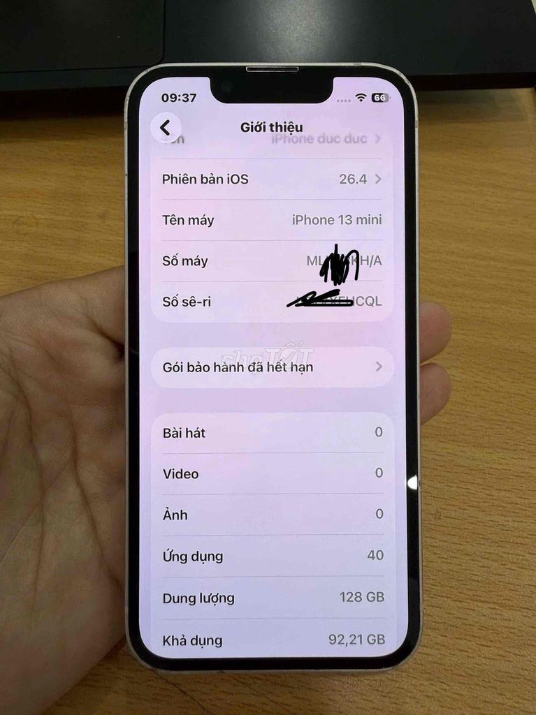 Apple iPhone 13 mini 128GB Hồng. Mua bán Điện thoại tại Quận Thanh Xuân Hà Nội được đăng bởi Đức hình 1