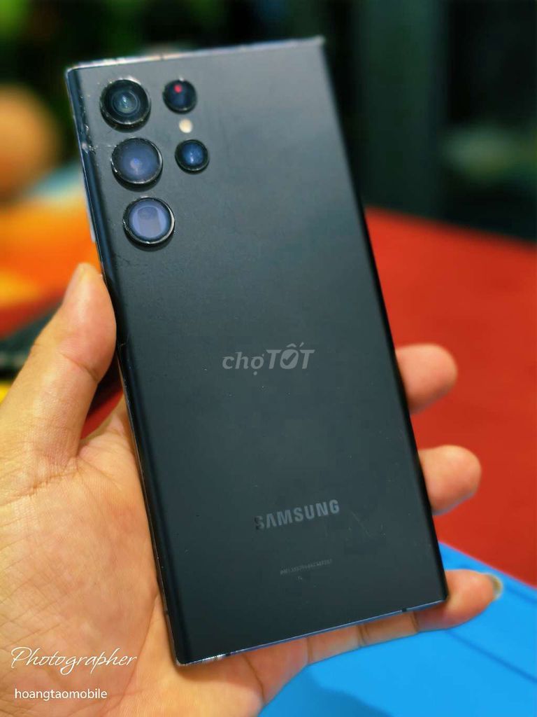 Samsung Galaxy S22 Ultra 128GB Đen Đã sử dụng. Mua bán Điện thoại tại Quận Tân Bình Tp Hồ Chí Minh được đăng bởi Táo Bán Lổ hình 1