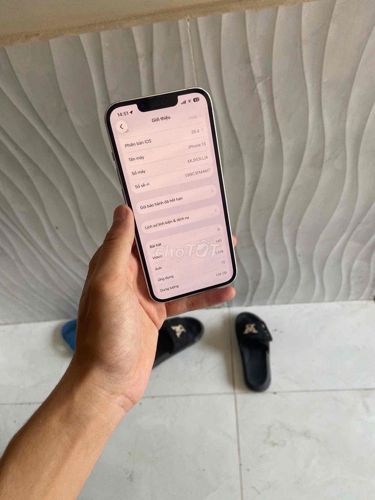 Apple iPhone 13 128GB trắng. Mua bán Điện thoại tại Thành phố Buôn Ma Thuột Đắk Lắk được đăng bởi hoang van huy hình 1