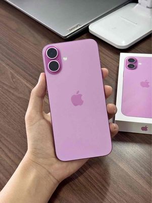 iPhone 16 Plus 128GB Hồng FULLBOX BH APPLE 12/2025