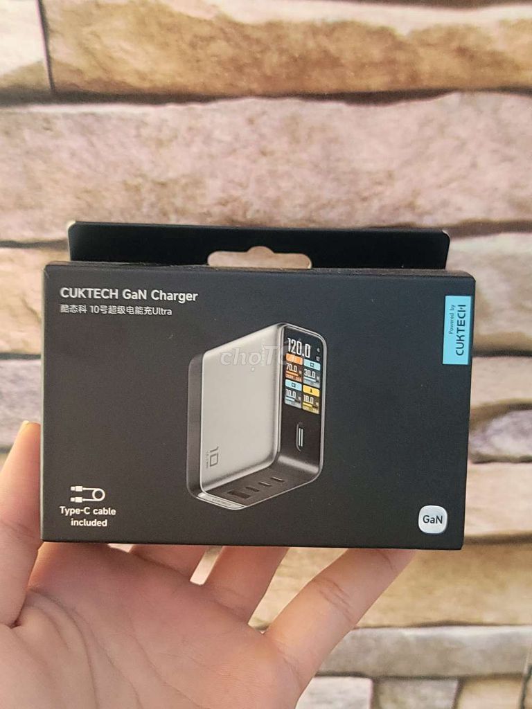 Sạc Cuktech 10 Ultra kèm cáp sạc 6A. Mua bán Phụ kiện (Màn hình, Chuột...) tại Quận 6 Tp Hồ Chí Minh được đăng bởi Nhím Xù hình 1