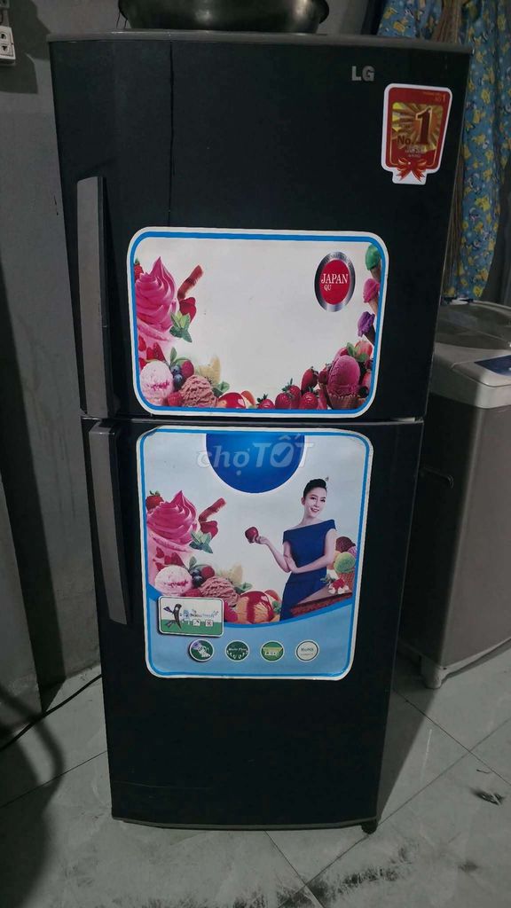 Tủ lạnh LG 200 lít Đen. Mua bán Tủ lạnh tại Thành phố Mỹ Tho Tiền Giang được đăng bởi HÀNG QUA SỬ DỤNG hình 1