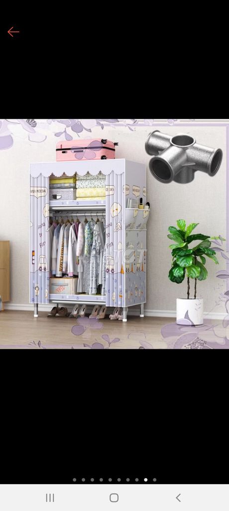 Tủ Quần Áo Tủ Vải lắp ráp Chốt Hợp kim Khung Thép. Mua bán Tủ, kệ gia đình tại Thành phố Dĩ An Bình Dương được đăng bởi Minh hình 1