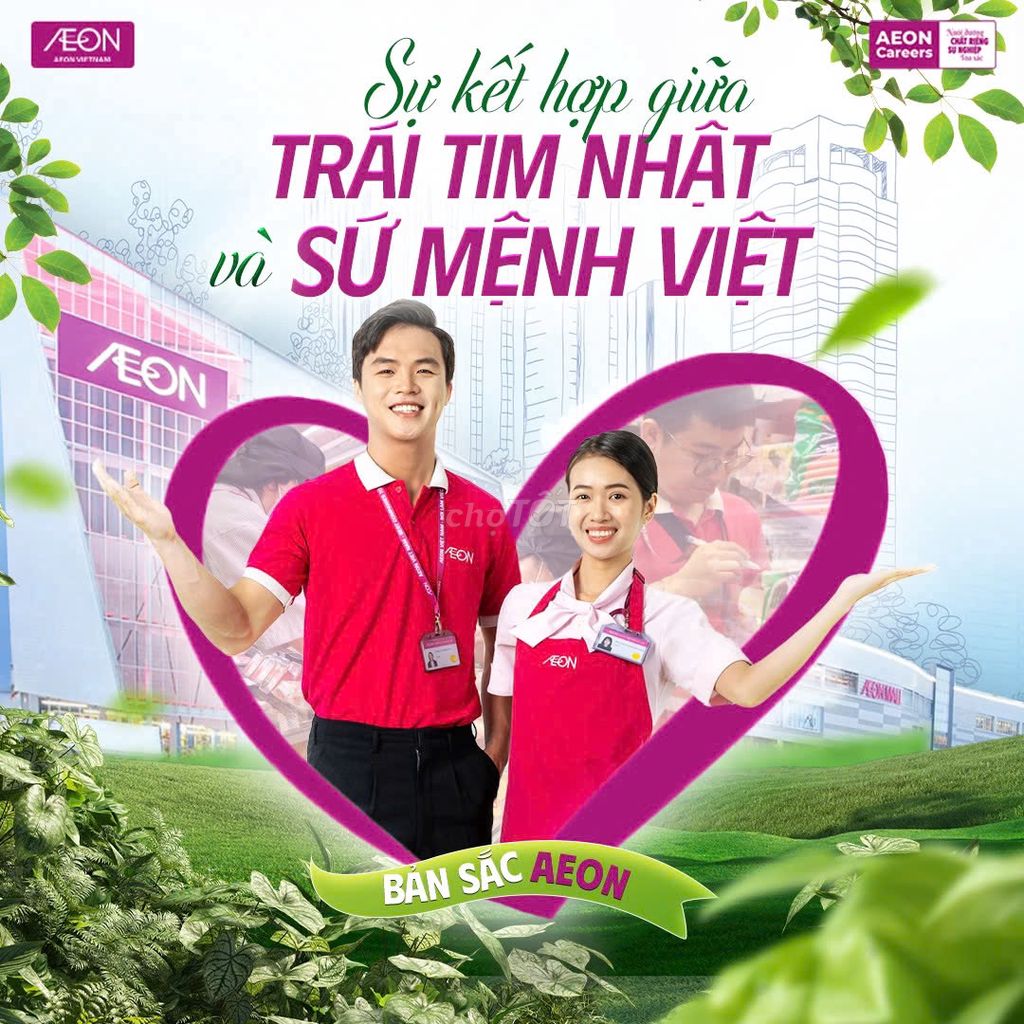 Nhân Viên Siêu Thị AEON Văn Giang. Việc làm tại Huyện Yên Mỹ Hưng Yên được đăng bởi CÔNG TY TNHH AEON VIỆT NAM hình 3