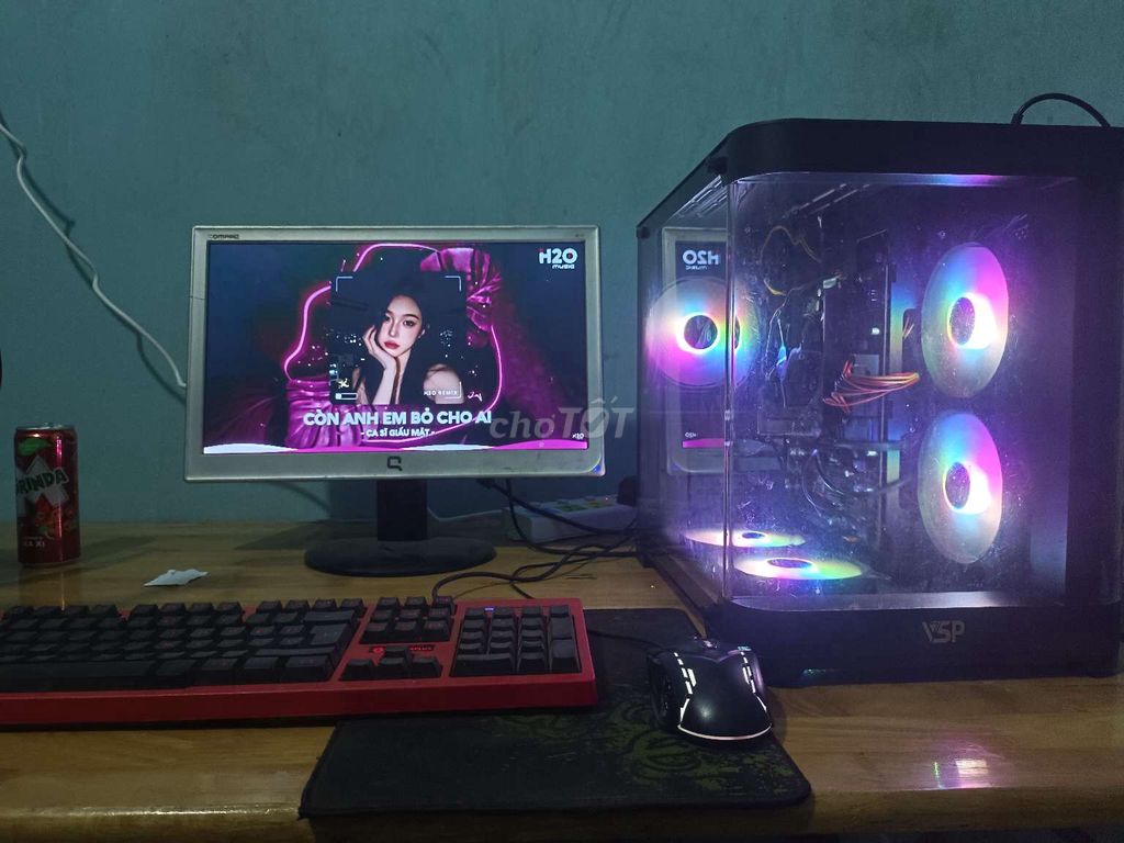 thùng to full led h110 HDMI i56500 ram8. Mua bán Máy tính để bàn tại Thành phố Mỹ Tho Tiền Giang được đăng bởi Trần Trọng hình 1