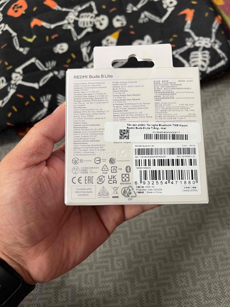 Tai nghe Xiaomi Redmi Buds 8 Lite Trắng. Mua bán Tivi, Âm thanh tại Quận Gò Vấp Tp Hồ Chí Minh được đăng bởi Kaitokith hình 1