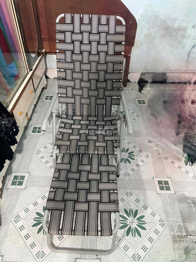 Ghế xếp khung sắt dây đan-Ghế bố. Mua bán Bàn ghế tại Thành phố Bà Rịa Bà Rịa - Vũng Tàu được đăng bởi Mỹ Trang hình 1