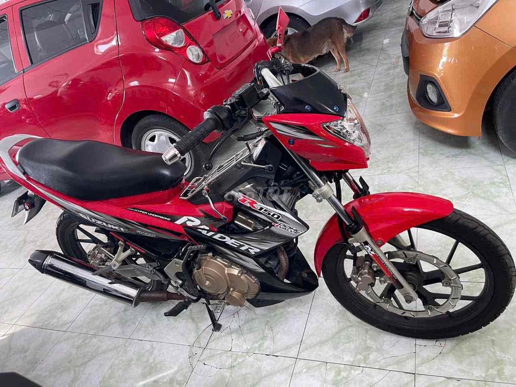 Suzuki Raider 2014 147cc Đỏ Đen. Mua bán Xe máy tại Quận Cái Răng Cần Thơ được đăng bởi ÔTÔ PHÚC SƠN  TP CẦn Thơ  hình 2