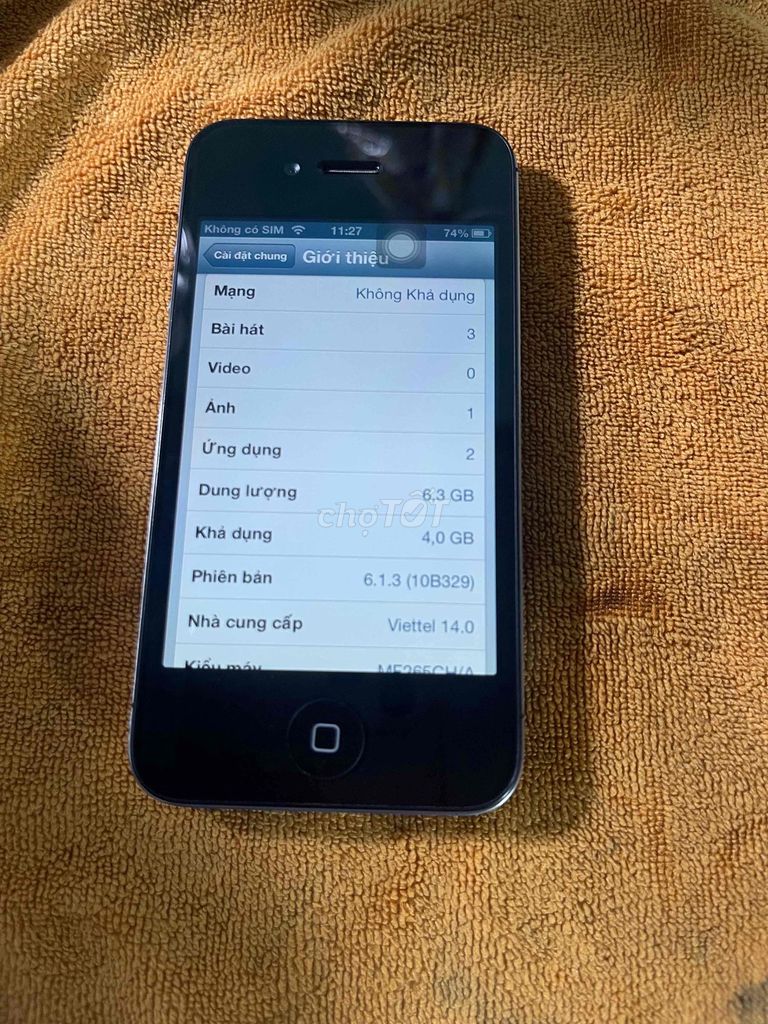 iPhone 4S. Mua bán Điện thoại tại Thành phố Thuận An Bình Dương được đăng bởi N hình 1